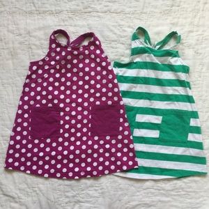 Lot of 2 Hanna Anderson Dresses 3T/90
